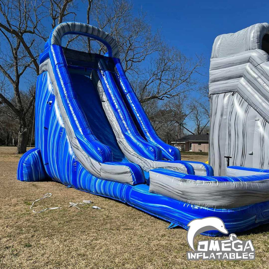 Customer Feedback - 22FT Inflatable Marble Blue Water Slide