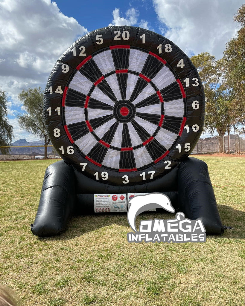 Feedback-Inflatable Dart Target Board