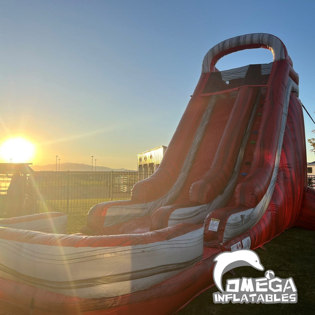 Customer Feedback - 22FT Marble Red Water Slide