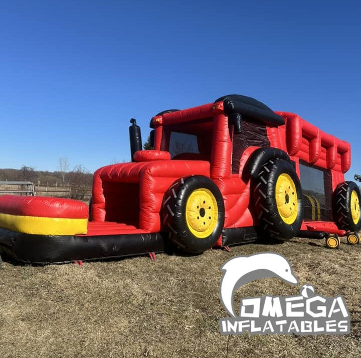 Red Tractor Run Obstacle Course