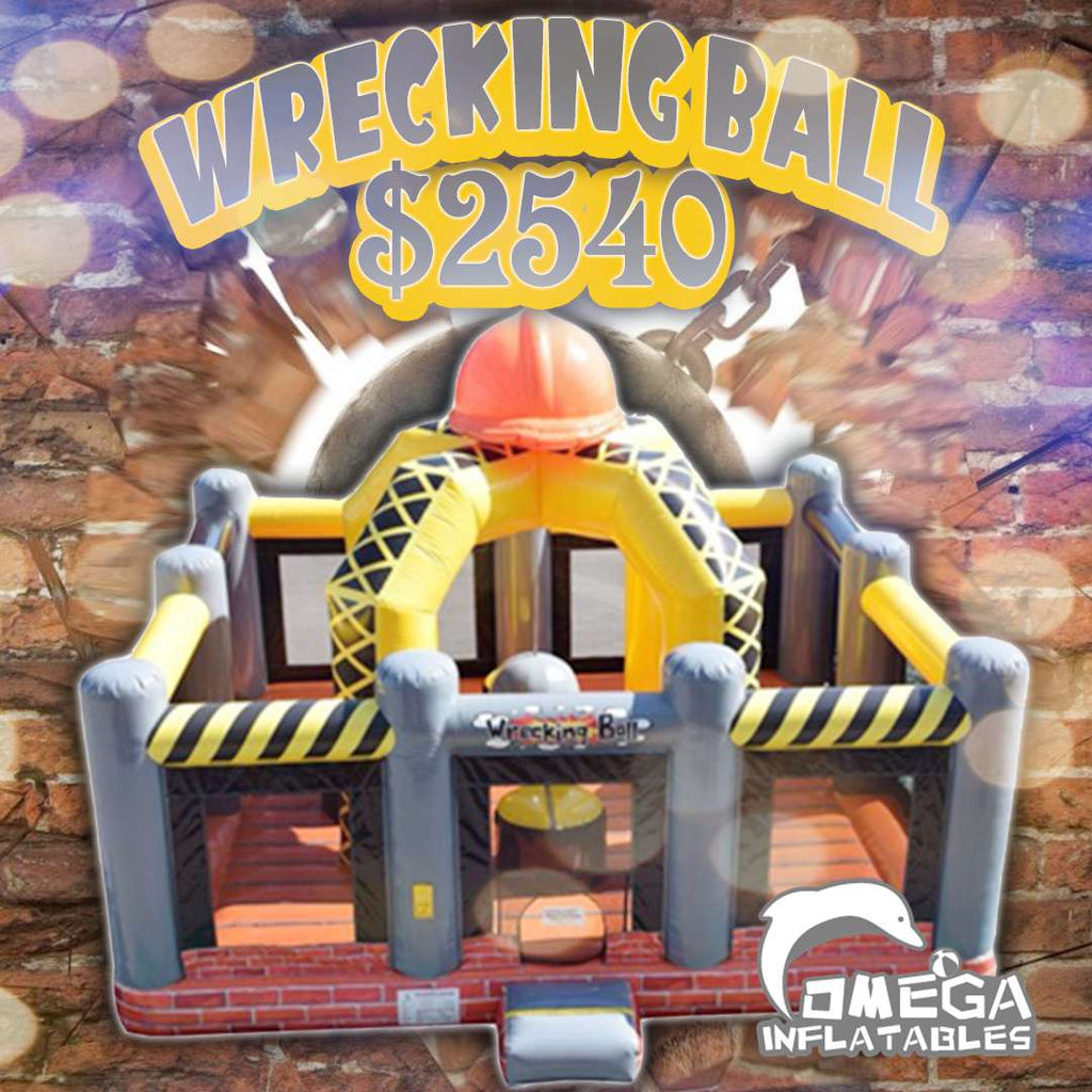 Inflatable Wrecking Ball Game