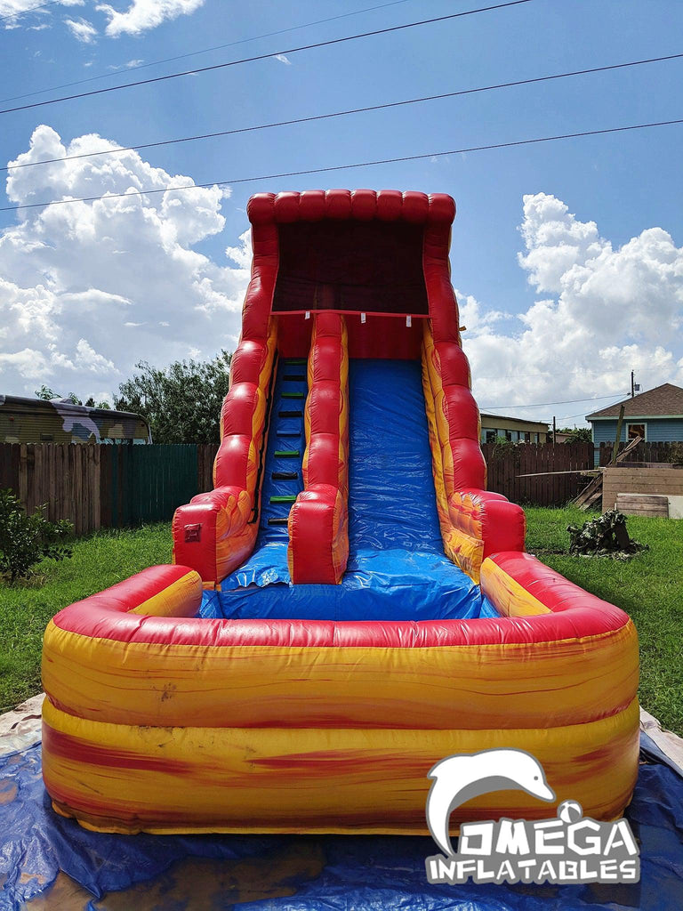 Customer feedback - 18FT Lava Falls Water Slide