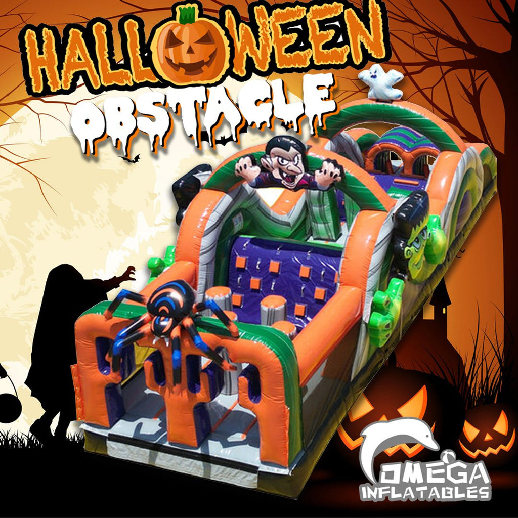 40FT Halloween Radical Obstacle Course