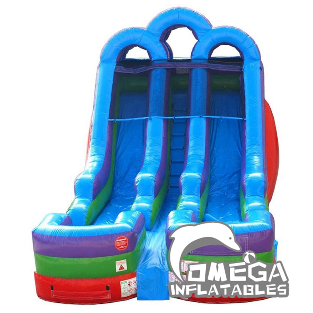 15FT Retro Inflatable Water Slide for sale