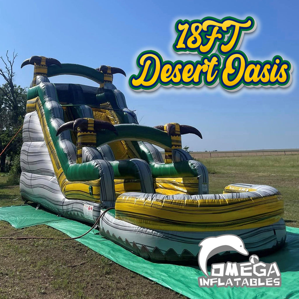 18FT Desert Oasis Commercial Water Slide