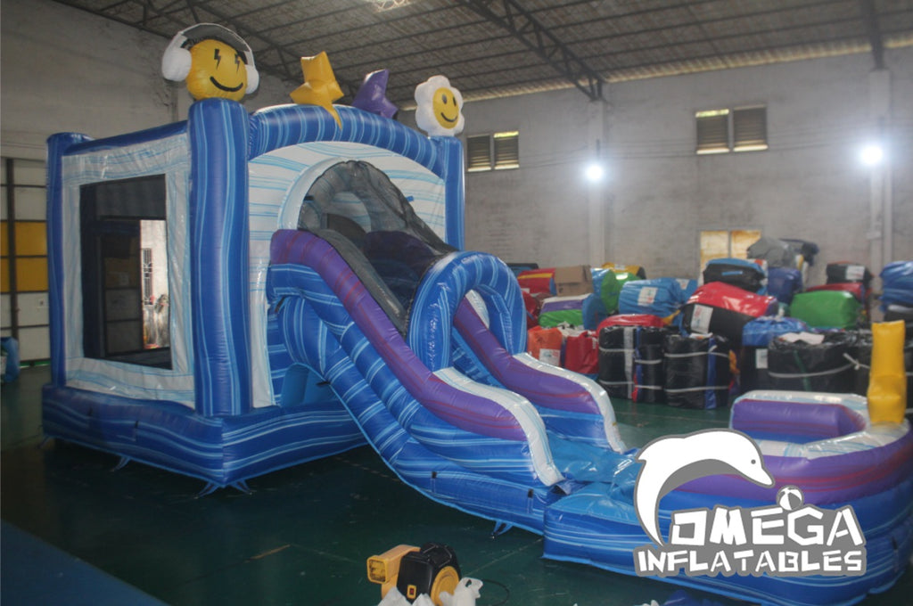 Happy Face Front Ladder Inflatable Combo