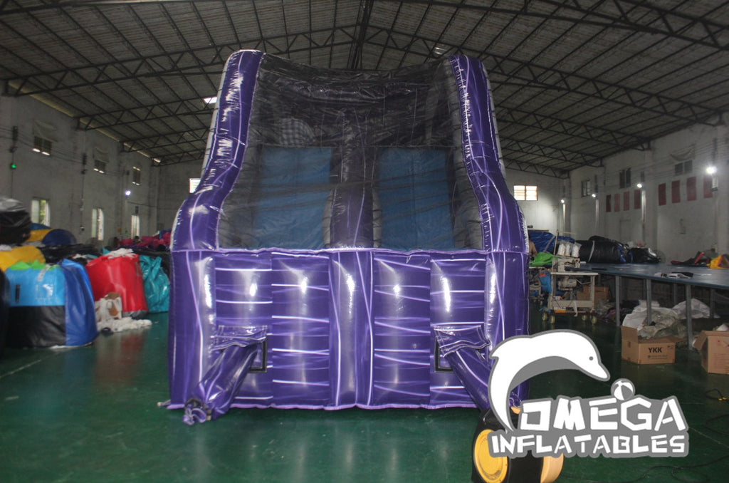 Marble Purple Inflatable Mini Water Slide