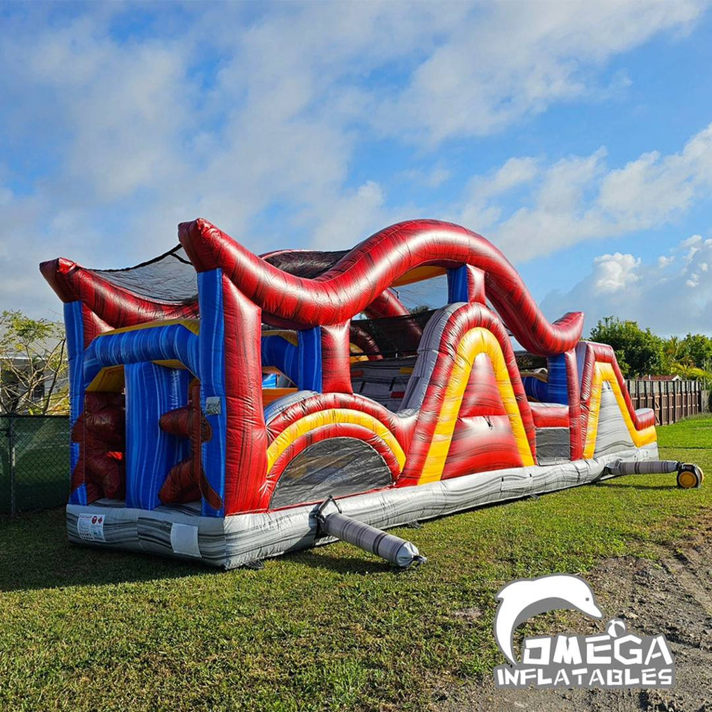 Marble Shadow Commercial Inflatable Obstacle Course (Small Version)