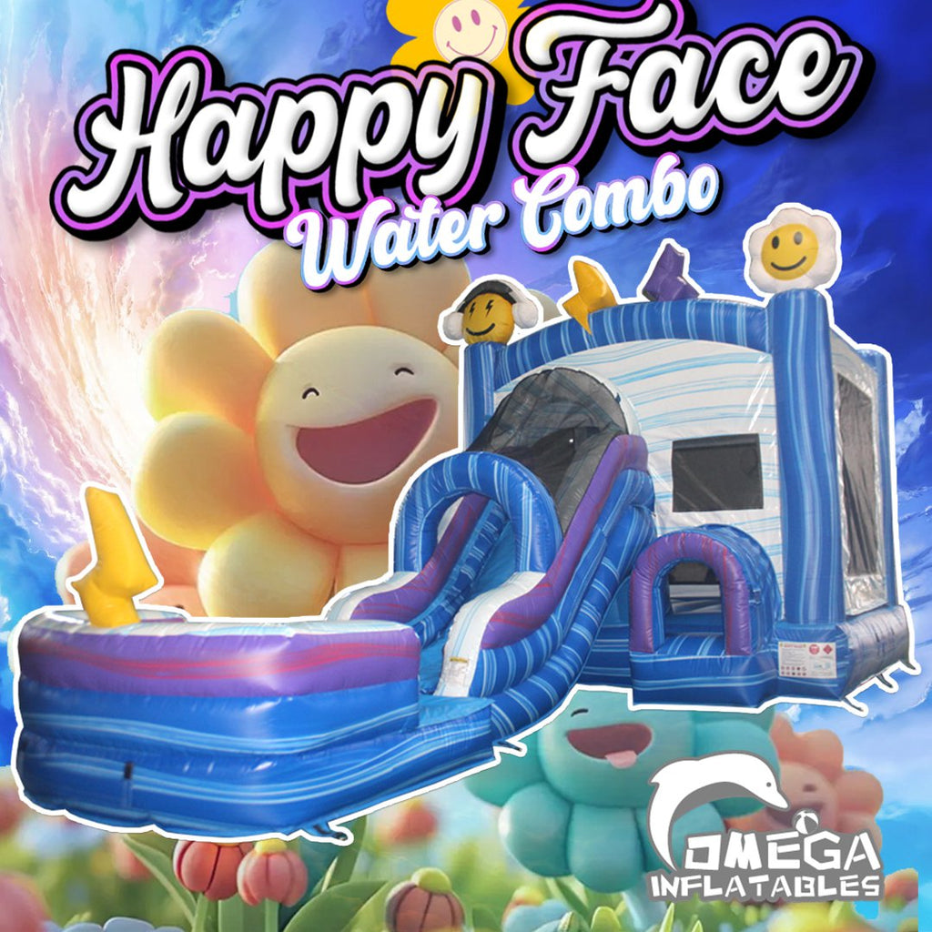 Happy Face Front Ladder Inflatable Combo