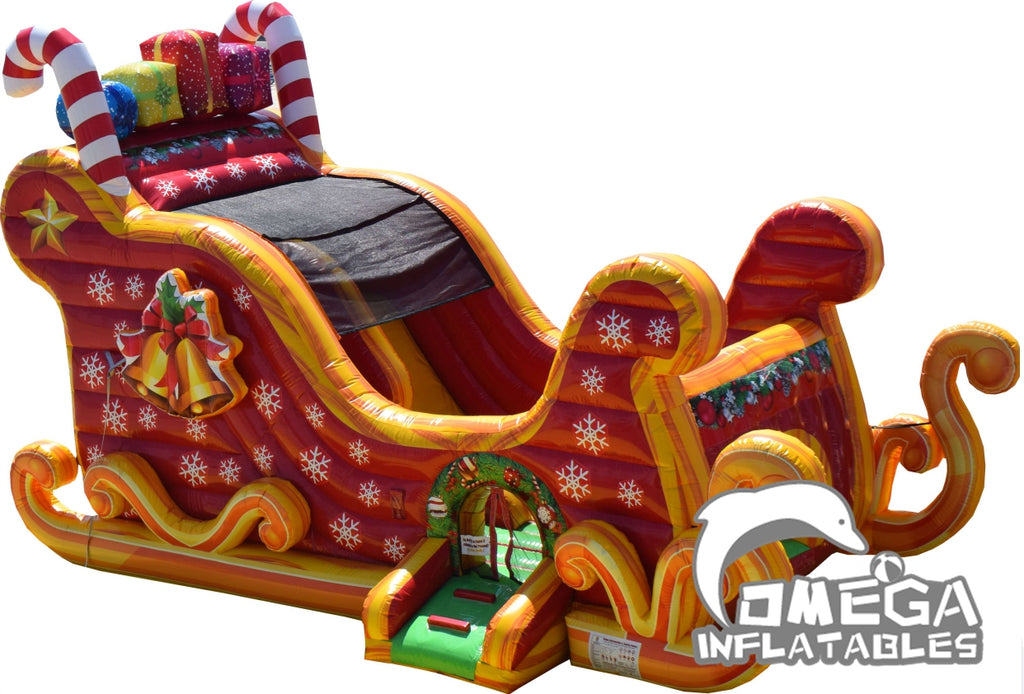 Inflatable Santa Sleigh Combo