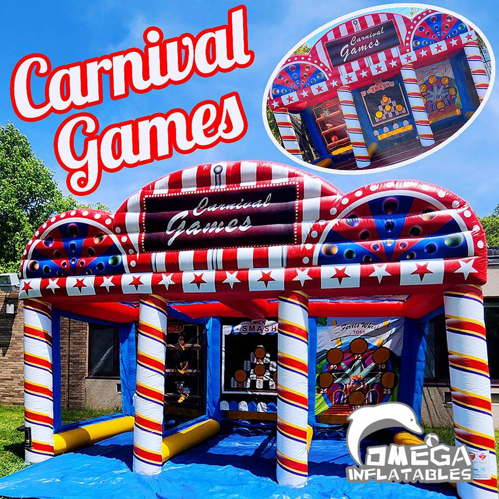 Custom 3 in 1 Carnival Games Inflatable