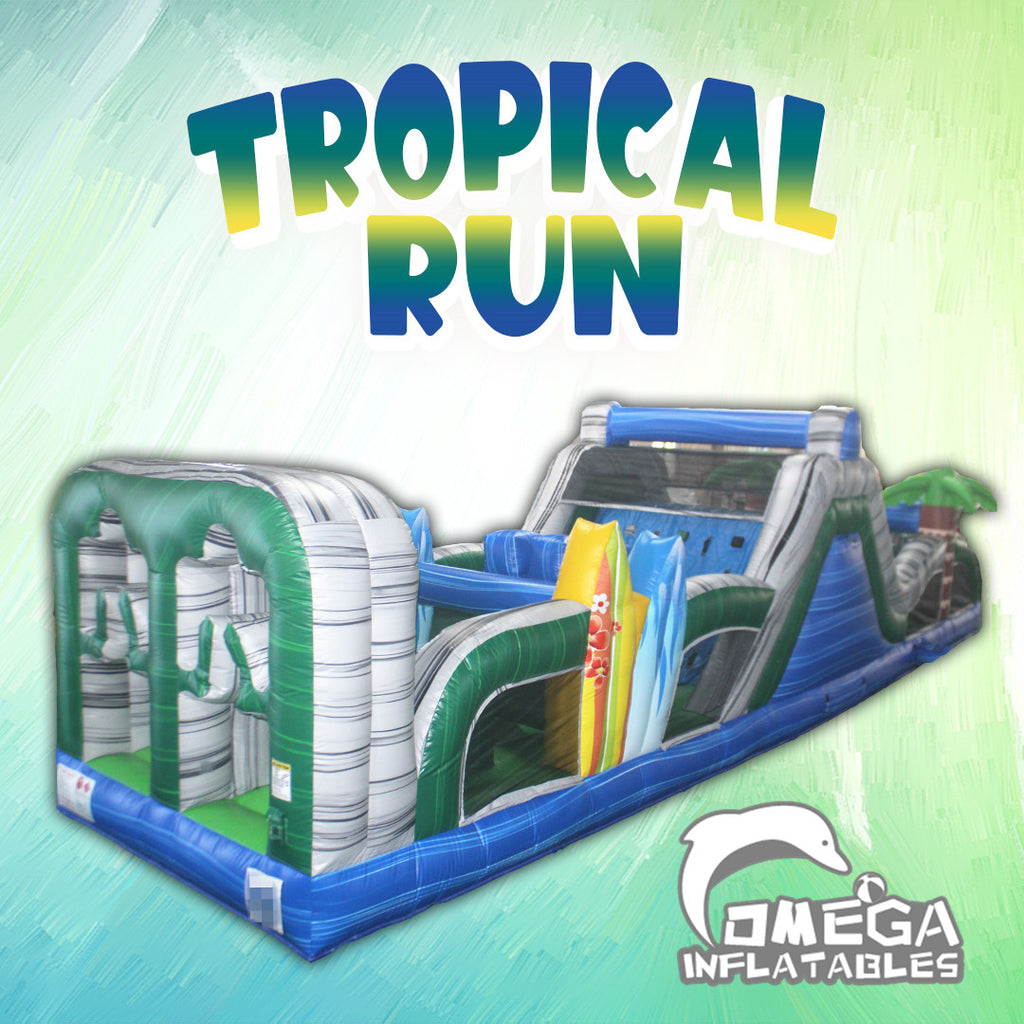 40FT Tropical Run Obstacle Course