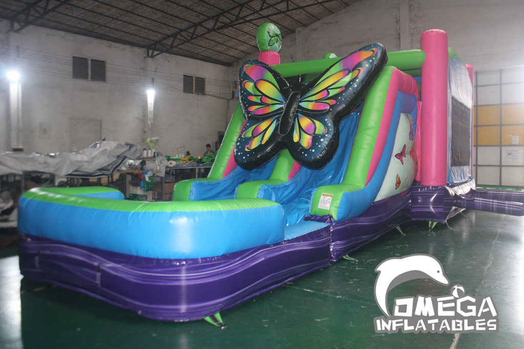 Butterfly Land Commercial Inflatable Wet Dry Combo