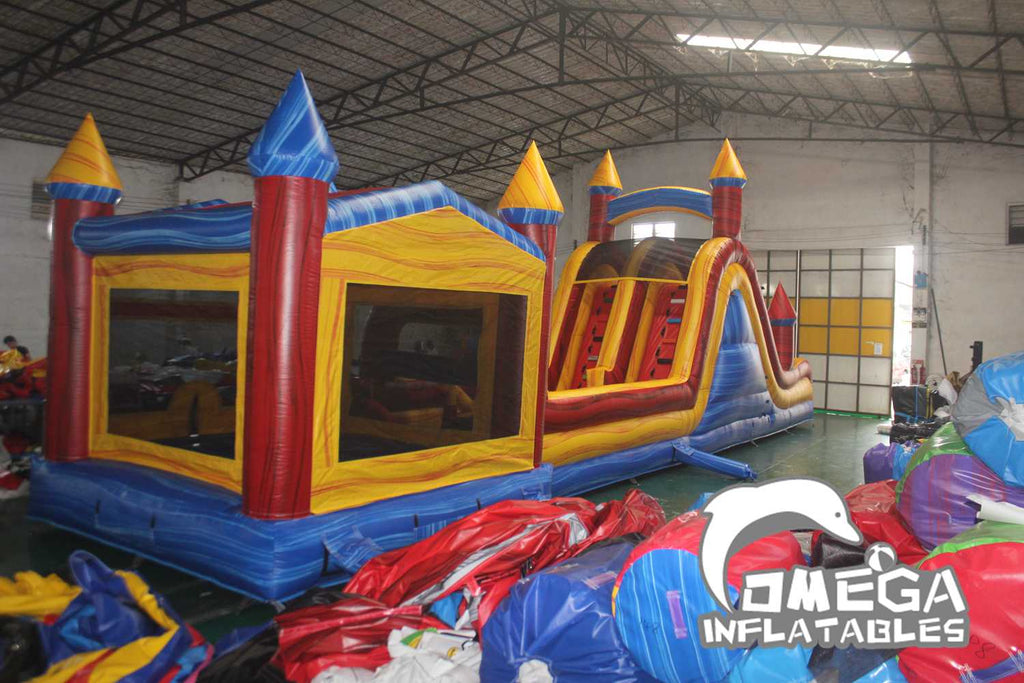 Inflatable Castle Bounce Obstacle Course