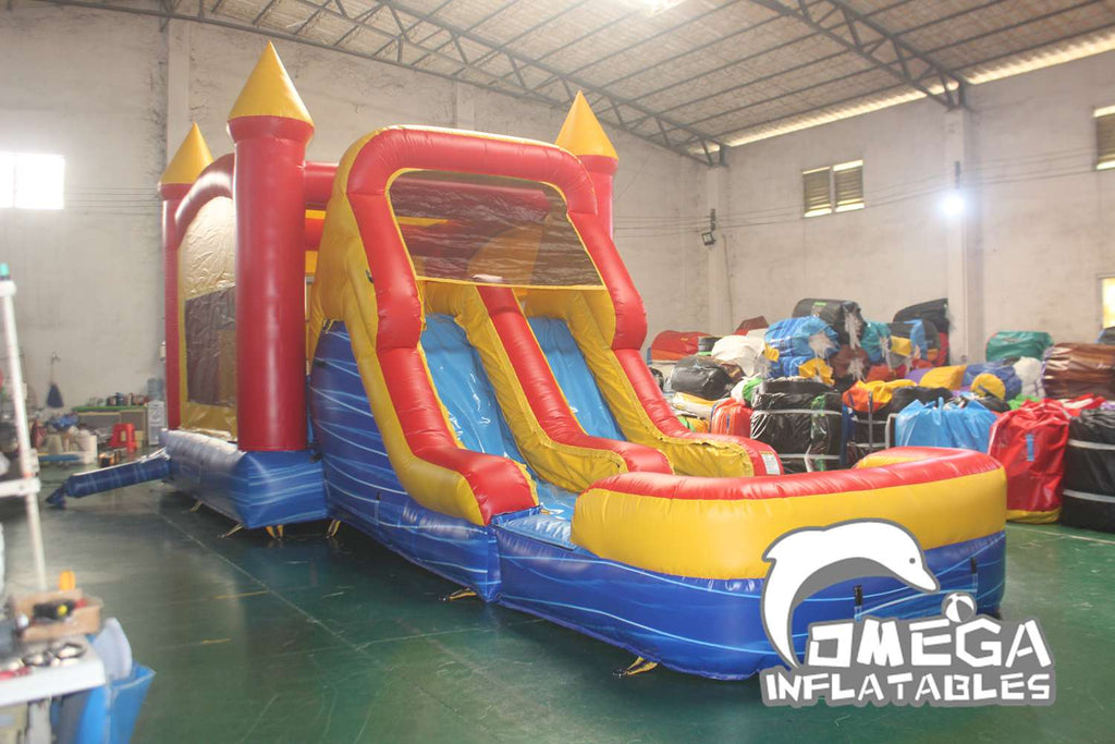 Inflatable Castle Dual Lane Combo