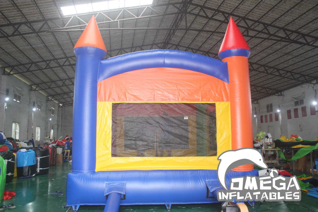 Inflatable Classic Rainbow Bounce House Space Walk For Sale