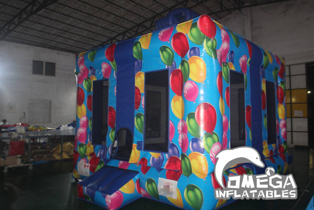 Balloons Gift Box Inflatable Bounce House