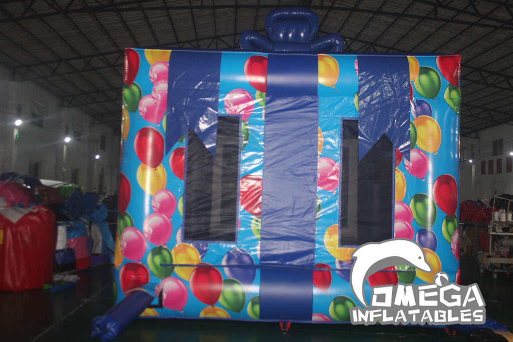 Balloons Gift Box Inflatable Bounce House