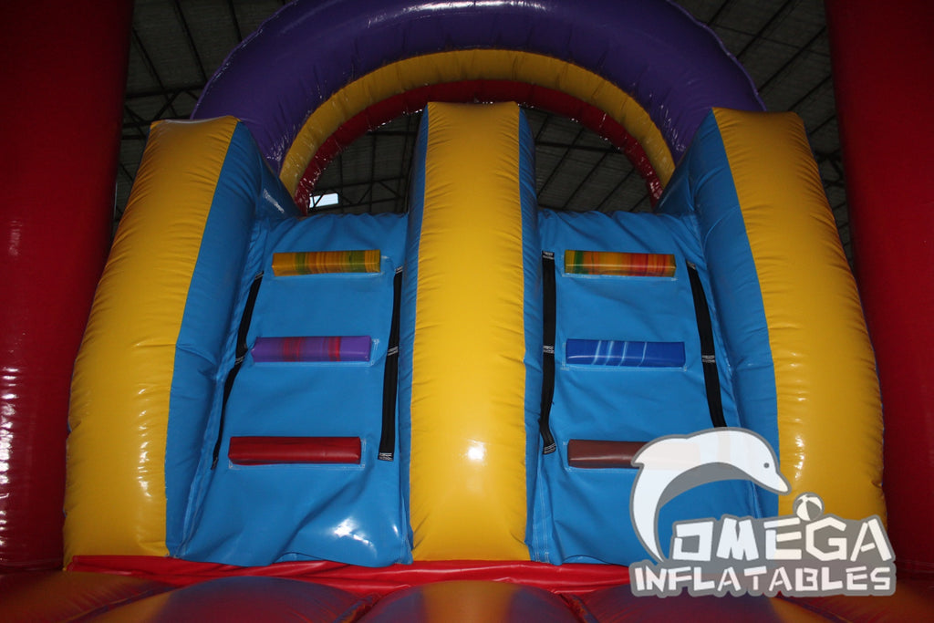 52FT long Modular Inflatable Obstacle Water Combo