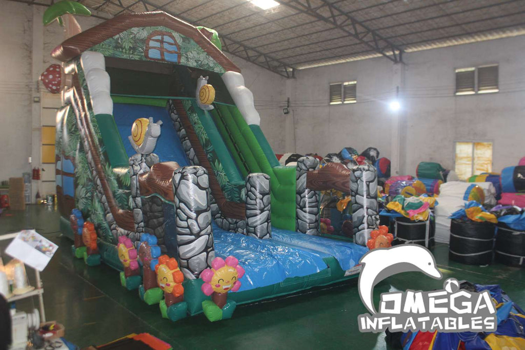 Inflatable Garden Flower Bee Dry Slide