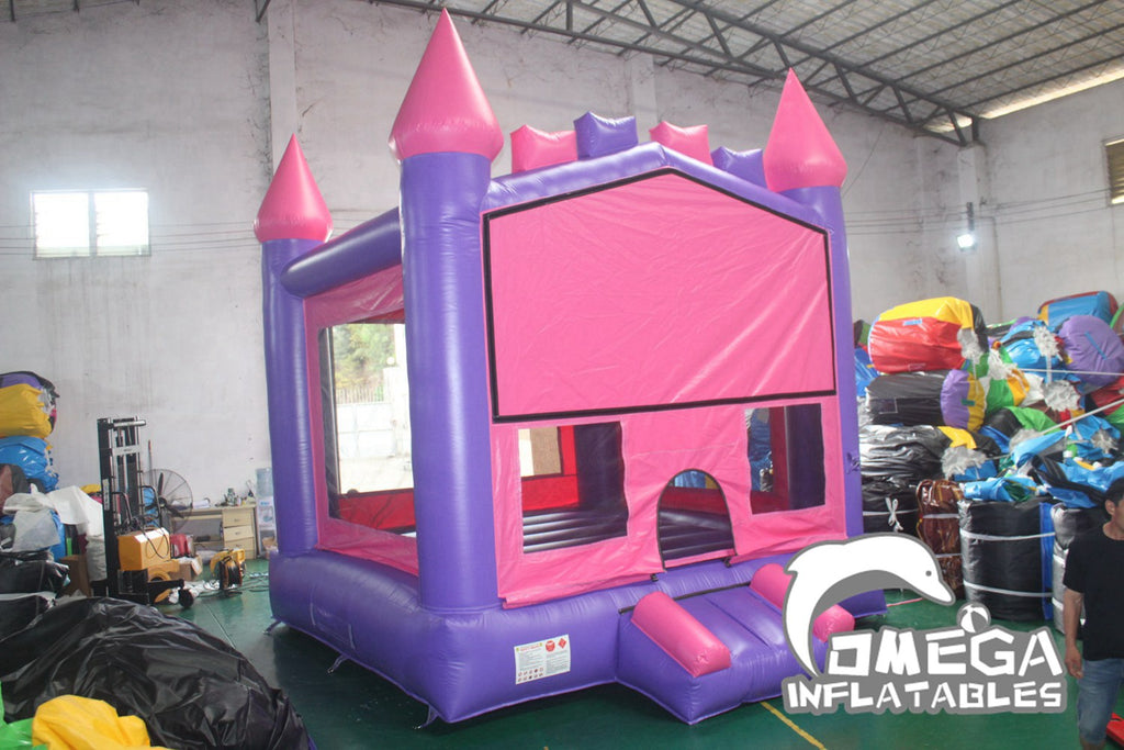 Princess Bricks Castle Inflatable Bounce House