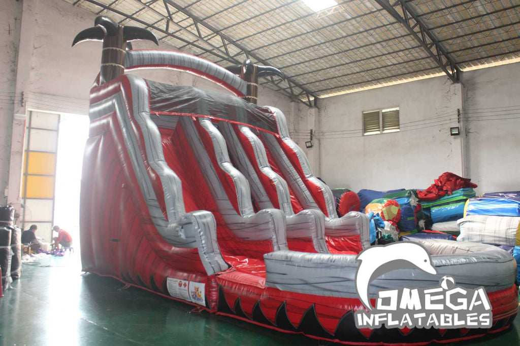 17FT Red Rush Water Slide