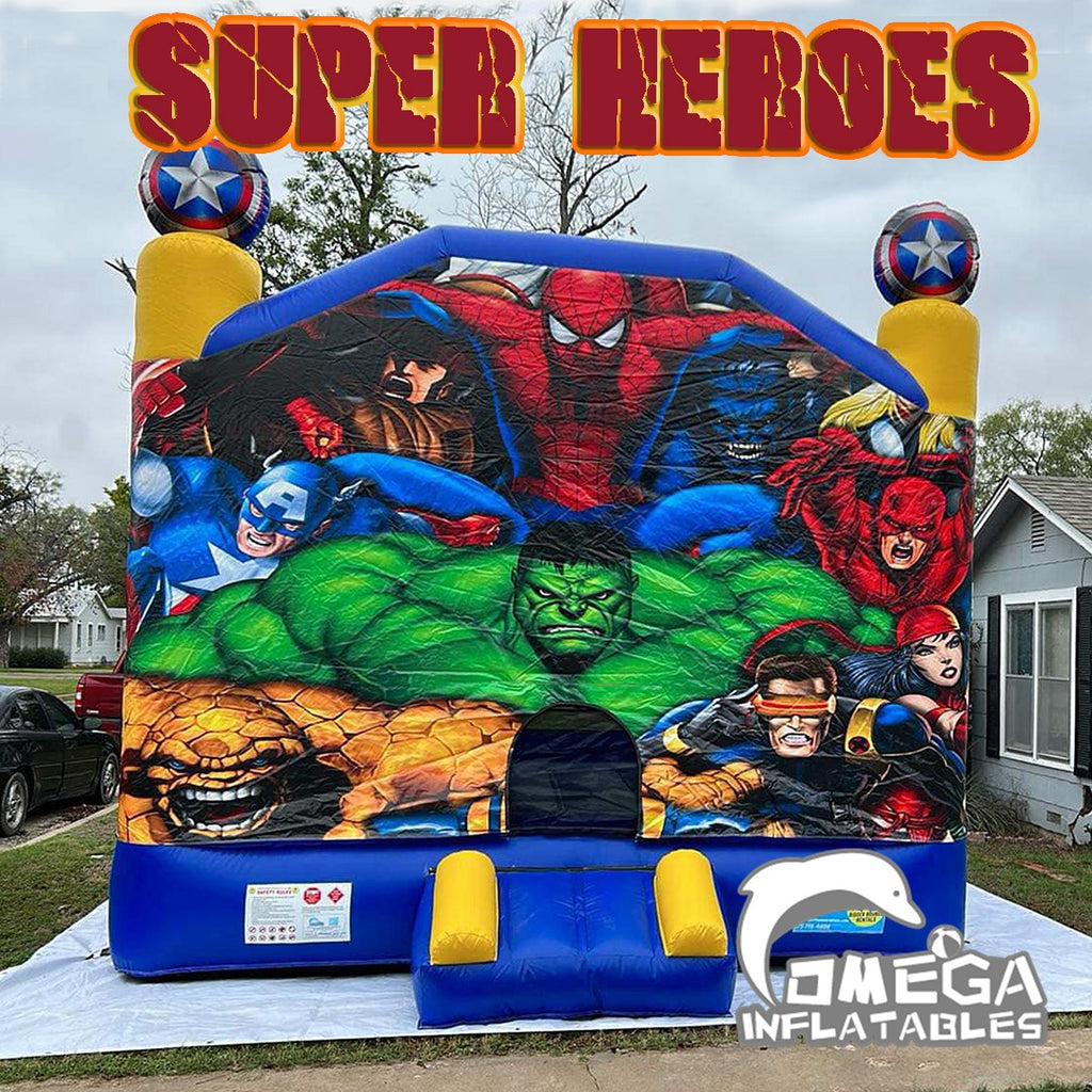 Super Heroes Themed Bounce House