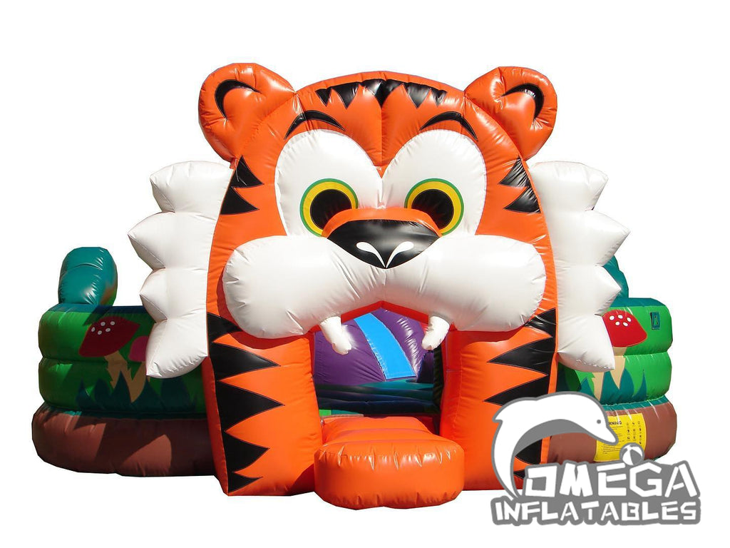 Tiger Safari Playland Inflatable Bouncer