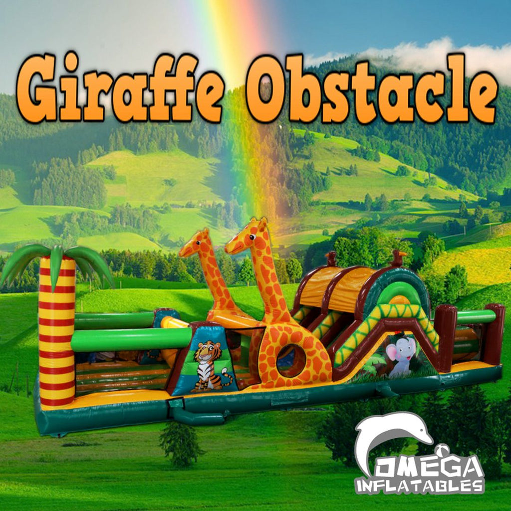 Giraffe Inflatable Obstacle Course