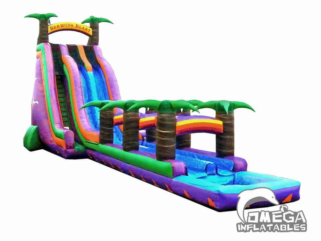 22FT Bermuda Blast Inflatable Water Slide