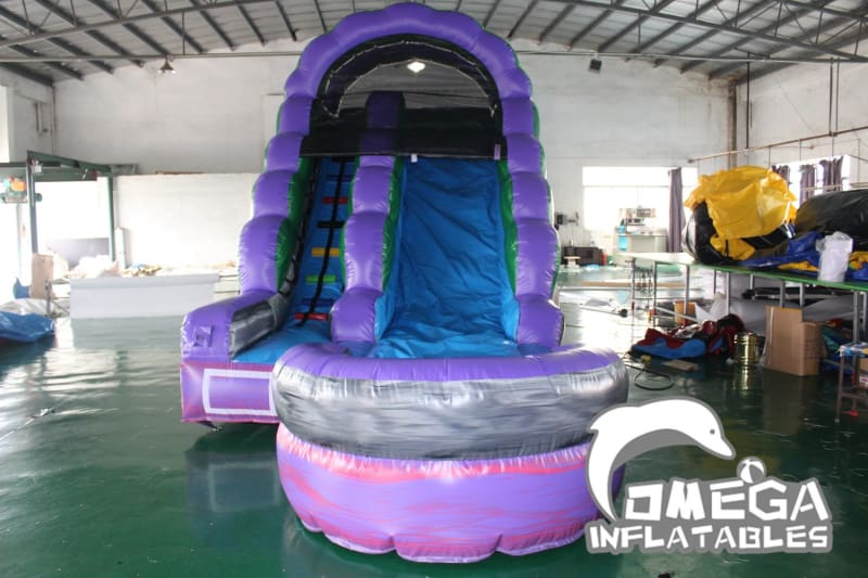 14FT Multiple Marble Wet Dry Slide