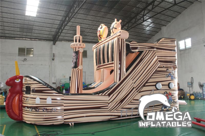 15FT Pirate Ship Dry Slide