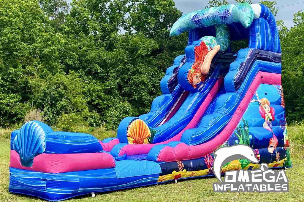 16FT Inflatable Mermaid Water Slide