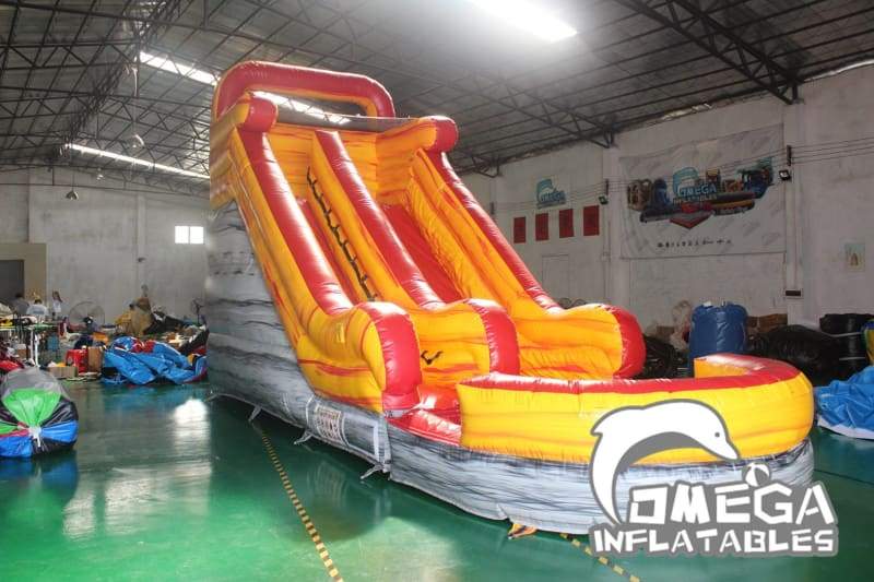 16FT Marble Lava Wet Dry Slide