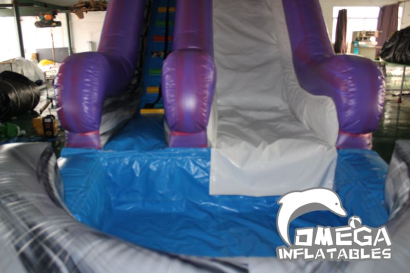 16FT Marble Purple Wet Dry Slide