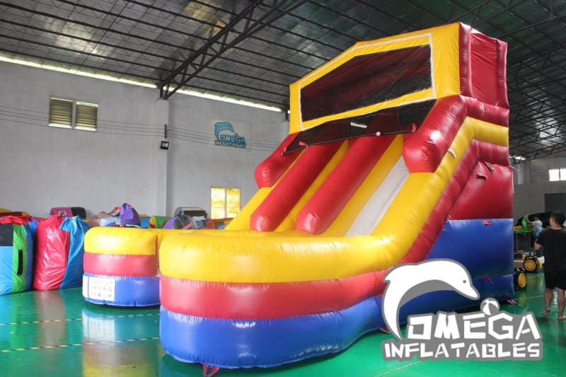 16FT Ninja Module Water Slide - Omega Inflatables Factory