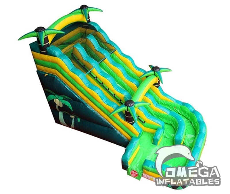 16FT Tropical Curvy Water Slide