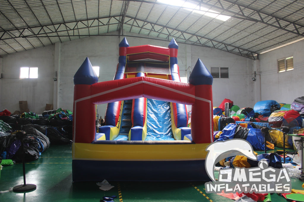 18FT Fortnite Commercial Inflatables Wet Dry Slide