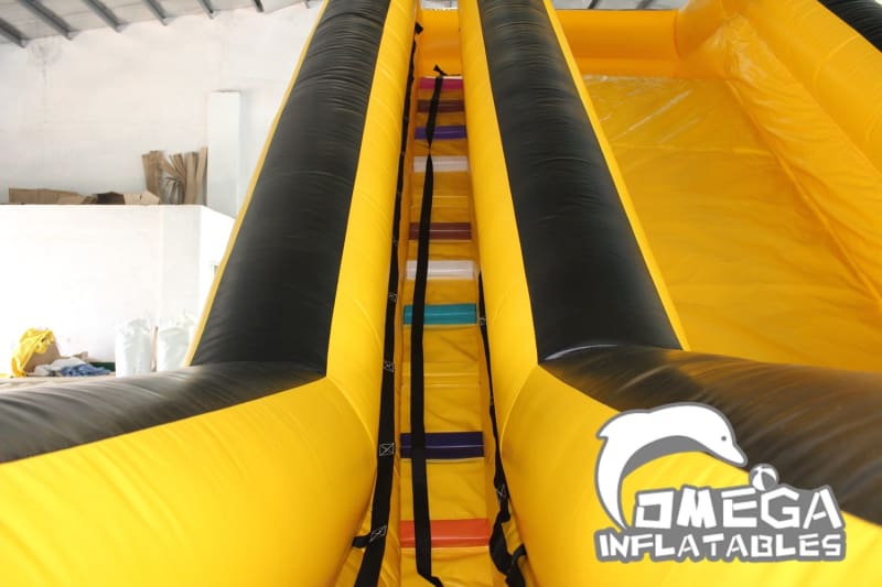 18FT Black and Gold Modular Wet Dry Slide