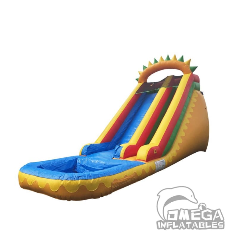 18FT Dino Fun Super Wet Dry Slide