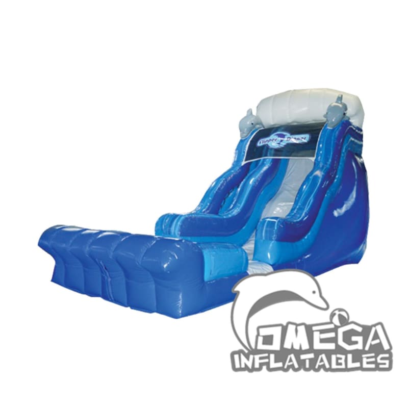 18FT Dolphin (Flipper Dipper) Single Lane Slide