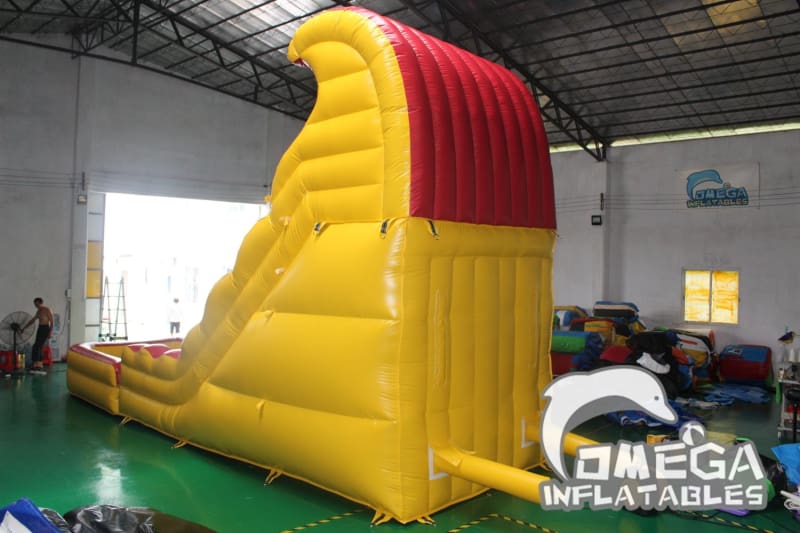 18FT Drop Falls Wet Dry Slide - Omega Inflatables Factory