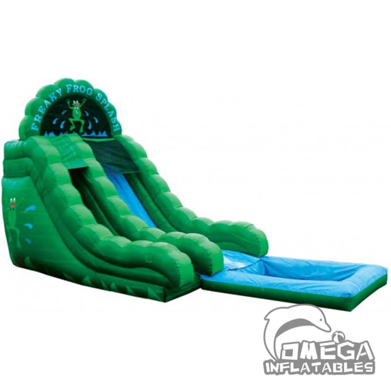 18FT Freaky Frog Splash Water Slide