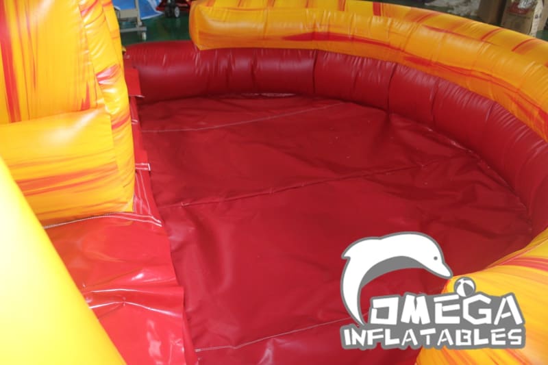 18FT Lava Fall Dual Lane Water Slide