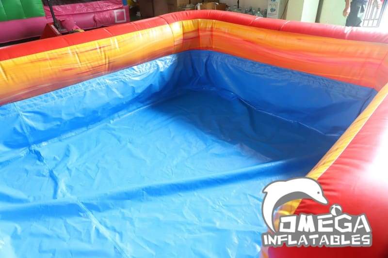 18FT Lava Falls Wet Dry Slide