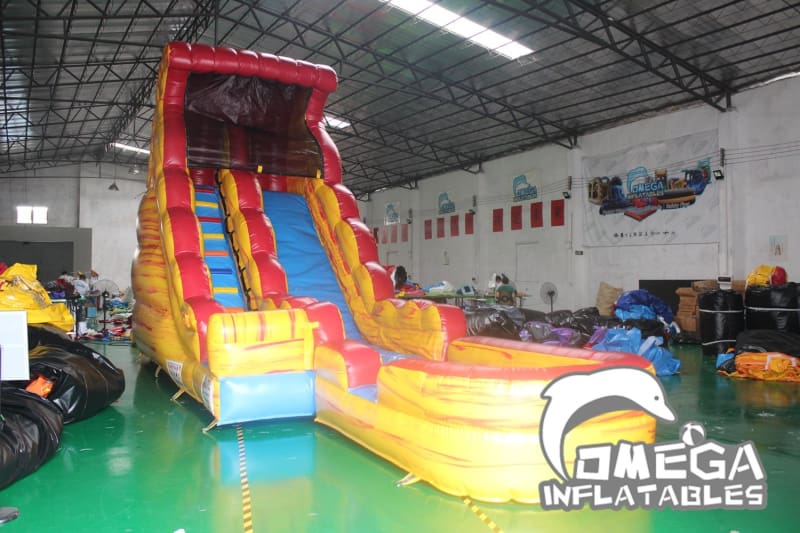 18FT Lava Falls Wet Dry Slide