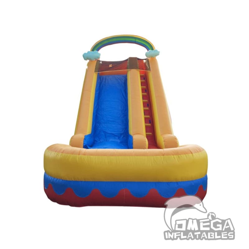 18FT Rainbow Cloud Super Wet Dry Slide