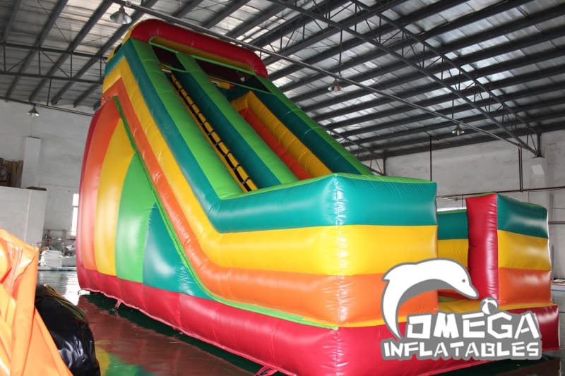 18FT Rainbow Dry Slide