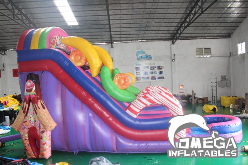 18FT Sugar Rush Wet Dry Slide