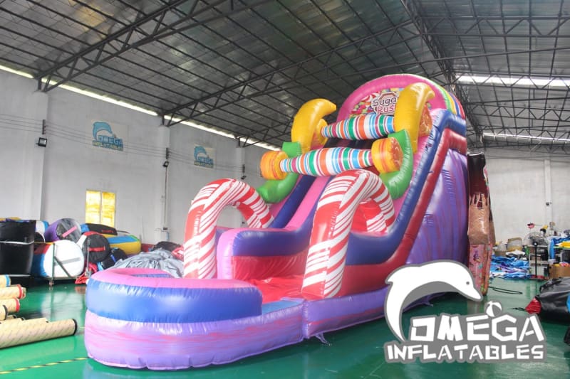 18FT Sugar Rush Wet Dry Slide